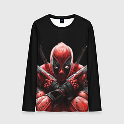 Лонгслив мужской Bloody Deadpool, цвет: 3D-принт