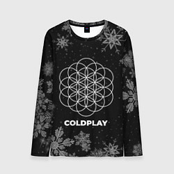Лонгслив мужской Снежный Coldplay, цвет: 3D-принт