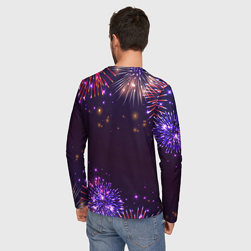 Мужской лонгслив Праздничный Palworld / 3D-принт – фото 4