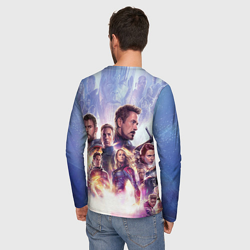 Мужской лонгслив Мстители пережившие щелчок Таноса / 3D-принт – фото 4