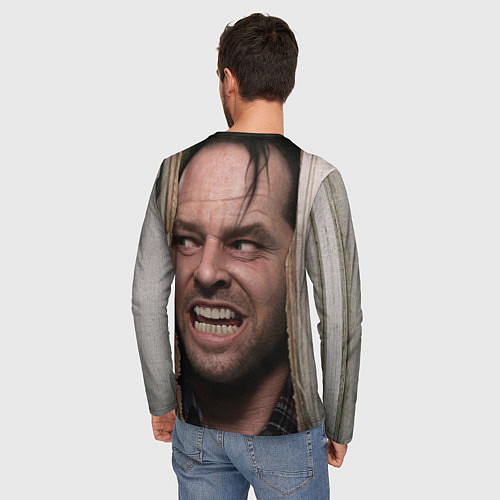 Мужской лонгслив The shining - heres johnny / 3D-принт – фото 4