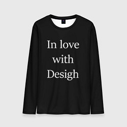 Лонгслив мужской In love with Design, цвет: 3D-принт