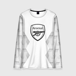 Лонгслив мужской Arsenal white poly, цвет: 3D-принт