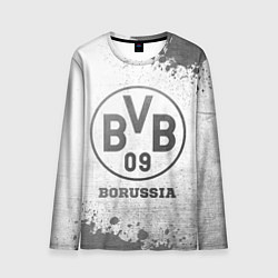 Лонгслив мужской Borussia - white gradient, цвет: 3D-принт