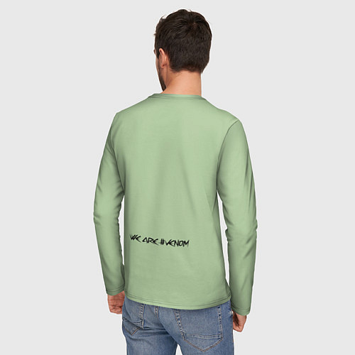 Мужской лонгслив Venom and Spider-Trump - meme / 3D-принт – фото 4