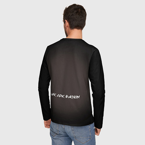 Мужской лонгслив Venom-Trump and Spider-Duck meme / 3D-принт – фото 4