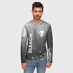 Лонгслив мужской Bleach - grey gradient вертикально, цвет: 3D-принт — фото 2