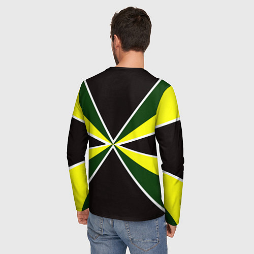 Мужской лонгслив Мотострелковые войска: шеврон без текста / 3D-принт – фото 4