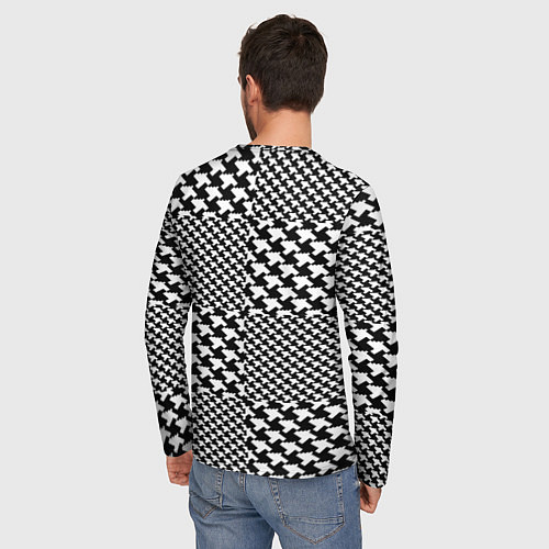 Мужской лонгслив Комбинация / 3D-принт – фото 4