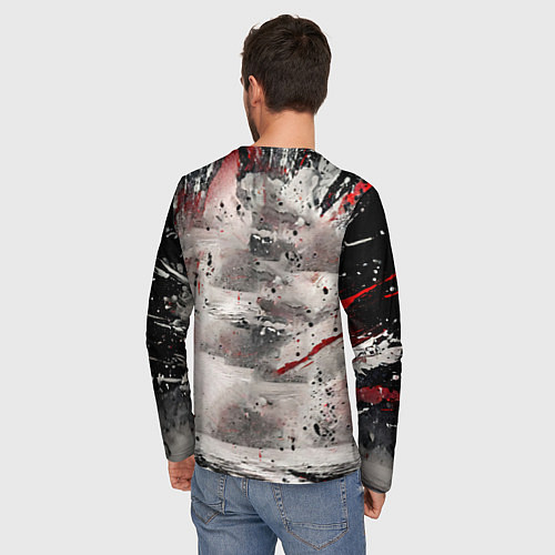 Мужской лонгслив Джеймс Харден с мячом / 3D-принт – фото 4