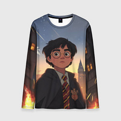 Лонгслив мужской Загадочный Гарри Поттер, цвет: 3D-принт