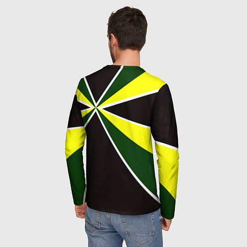 Мужской лонгслив Мотострелковые войска: лавры / 3D-принт – фото 4