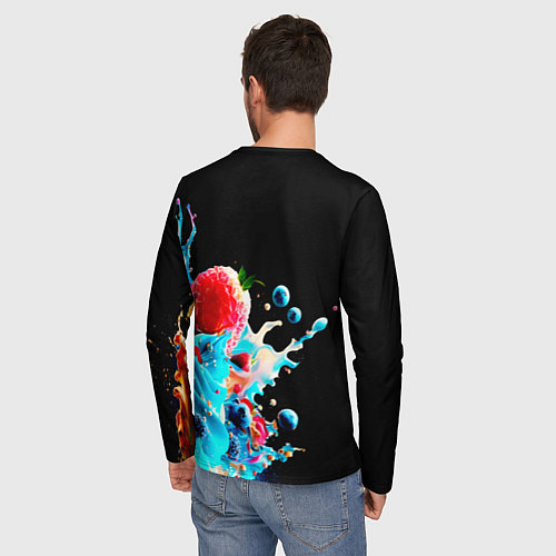 Мужской лонгслив Все дуреют с этого десерта / 3D-принт – фото 4