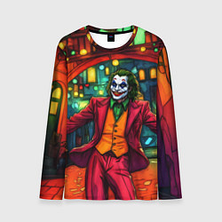 Лонгслив мужской Праздничный Джокер, цвет: 3D-принт