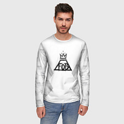 Лонгслив мужской Fall Out Boy white poly, цвет: 3D-принт — фото 2