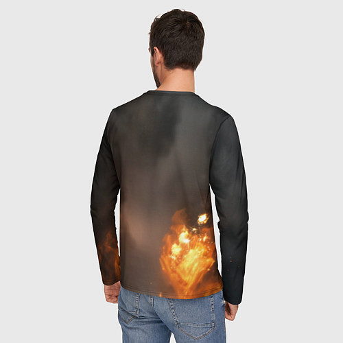 Мужской лонгслив Джокер в эпичном костюме / 3D-принт – фото 4