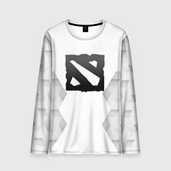 Лонгслив мужской Dota white poly, цвет: 3D-принт