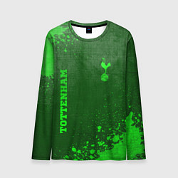 Мужской лонгслив Tottenham - green gradient вертикально