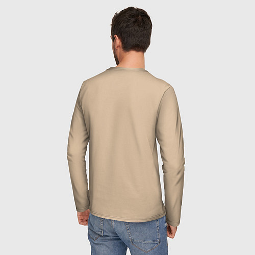 Мужской лонгслив Работать не могу у меня лапки кот Марс / 3D-принт – фото 4