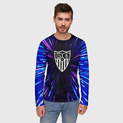 Лонгслив мужской Sevilla neon energy, цвет: 3D-принт — фото 2