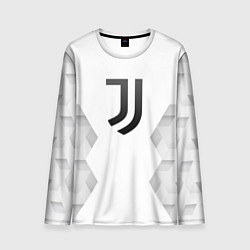 Лонгслив мужской Juventus white poly, цвет: 3D-принт