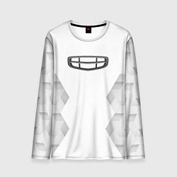 Лонгслив мужской Geely white poly, цвет: 3D-принт