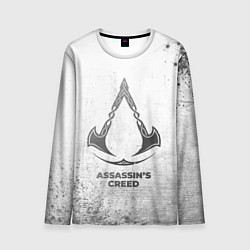 Лонгслив мужской Assassins Creed - white gradient, цвет: 3D-принт