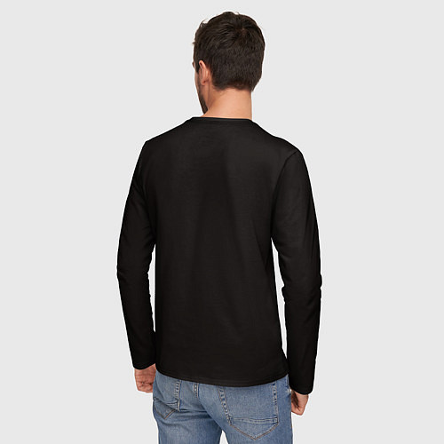 Мужской лонгслив Царь - просто царь / 3D-принт – фото 4