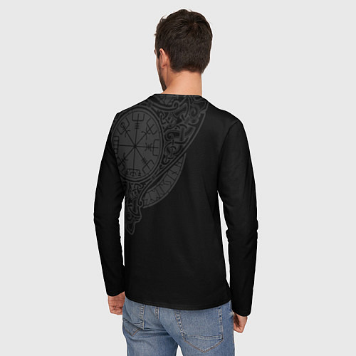 Мужской лонгслив Славяне братья / 3D-принт – фото 4