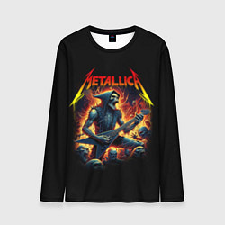 Лонгслив мужской Metallica - James Alan Hatfield, цвет: 3D-принт