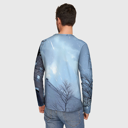 Мужской лонгслив Человек-паук в куртке / 3D-принт – фото 4