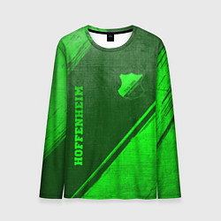 Мужской лонгслив Hoffenheim - green gradient вертикально