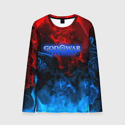 Лонгслив мужской God of War битва огня, цвет: 3D-принт