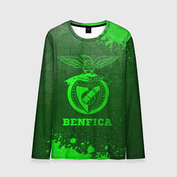 Лонгслив мужской Benfica - green gradient, цвет: 3D-принт