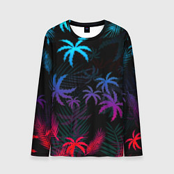 Лонгслив мужской Тропики градиент, цвет: 3D-принт
