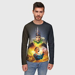 Лонгслив мужской Белоснежка и Мачеха, цвет: 3D-принт — фото 2