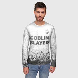 Лонгслив мужской Goblin Slayer - white gradient посередине, цвет: 3D-принт — фото 2