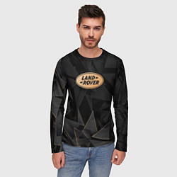 Лонгслив мужской Land Rover golden poly, цвет: 3D-принт — фото 2
