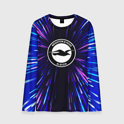 Лонгслив мужской Brighton neon energy, цвет: 3D-принт