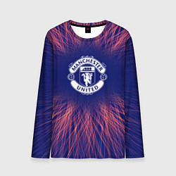 Лонгслив мужской Manchester United red energy, цвет: 3D-принт