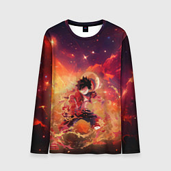 Лонгслив мужской Fire Luffy - One Piece, цвет: 3D-принт