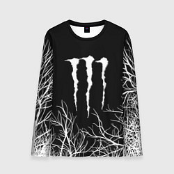 Лонгслив мужской Monster energy лес, цвет: 3D-принт
