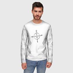 Лонгслив мужской Megadeth white poly, цвет: 3D-принт — фото 2