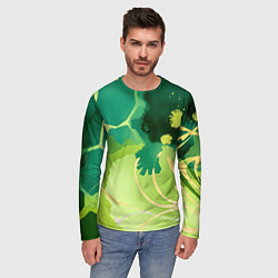Лонгслив мужской Вдохновленный природой, цвет: 3D-принт — фото 2