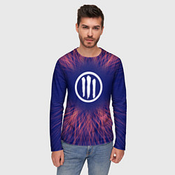 Лонгслив мужской Three Days Grace red energy, цвет: 3D-принт — фото 2