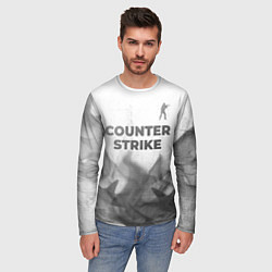 Лонгслив мужской Counter Strike - white gradient посередине, цвет: 3D-принт — фото 2