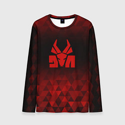 Лонгслив мужской Die Antwoord red poly, цвет: 3D-принт