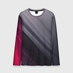 Мужской лонгслив Color black grey