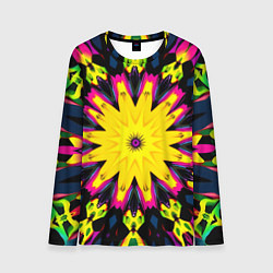 Мужской лонгслив Звездный калейдоскоп