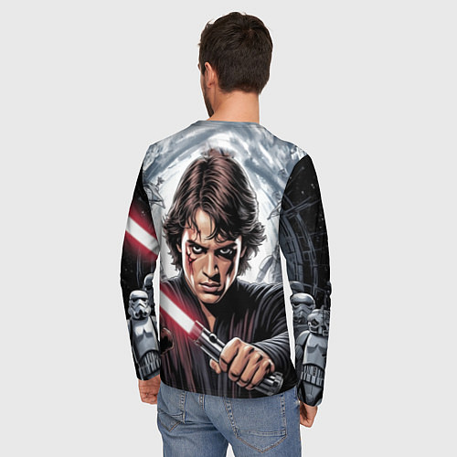 Мужской лонгслив Энакин Скайуокер Anakin Skywalker / 3D-принт – фото 4